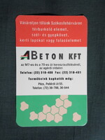 Kártyanaptár,A Beton Kft.,betonüzem,Pécs, 1993   (7)