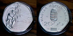 V 9733 Magyarország ezüst 2000 forint 1999 Millennium Proof