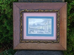 Antique Eclectic Wooden Picture Frame