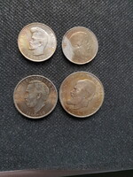 Ezüst forint érmék Táncsics sor patina