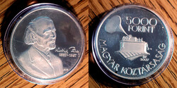 V 949 Magyarország ezüst 5000 forint 2007 Kodály Zoltán Proof