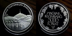 V 1604 Magyarország ezüst 5000 forint 2008 Tokaji Történelmi Borvídék Proof