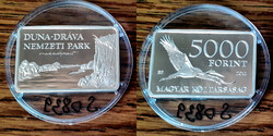 S 0839 Magyarország ezüst 5000 forint 2011 Duna-Dráva Nemzeti Park Proof