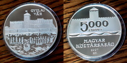K 0504 Magyarország ezüst 5000 forint 2007 Gyulai vár Proof