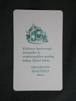 Kártyanaptár,Szivárvány szaküzlet,Barcs, 1994   (7)