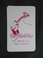 Kártyanaptár,Parfüméra illatszer kozmetikai üzlet,Pécs,grafikai, 1994   (7)
