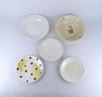 2A792 Régi vegyes jelzett Gránit porcelán tányér csomag 5 db
