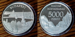 K 0403 Magyarország ezüst 5000 forint 2009 Budapest Proof