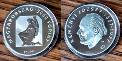 K 0885 Magyarország ezüst 5000 forint 2012 Reményi József Proof