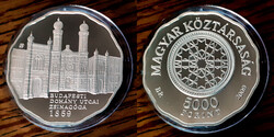 V 3326 Magyarország ezüst 5000 forint 2009 Dohány utcai zsinagóga Proof