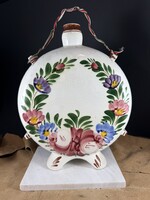 Rare Szakmáry Large (30 cm) Hollóházi Bottle/Jug
