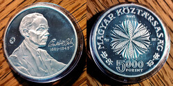 V 2156 Magyarország ezüst 5000 forint 2006 Bartók Béla Proof