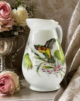 Antik vastag porcelán mosakodó kancsó .
