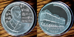 K 1157 Magyarország ezüst 10000 forint 2019 Eötvös Loránd Proof