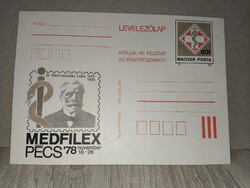 MEDFILEX Pécs '78 díjjegyes levelezőlap tétel – Dr. Markusovszky Lajos (5 db)