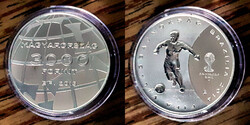 V 5080 Magyarország ezüst 3000 forint 2013 Labdarúgó világbajnokság Brazília 2014 Proof