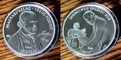 K 0991 Magyarország ezüst 10000 forint 2018 Semmelweis Ignác Proof