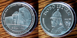 K 0989 Magyarország ezüst 10000 forint 2018 Egri vár - Dobó István Proof