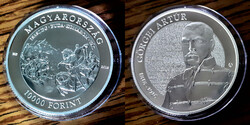 K 0966 Magyarország ezüst 10000 forint 2018 Görgei Artúr Proof