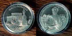 K 0832 Magyarország ezüst 20000 forint 2016 Széchenyi István Proof