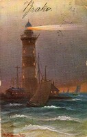 Képeslap: Hajók. 1914.