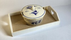 Delft Faience Storage Jar, Sugar Container, Serving Dish