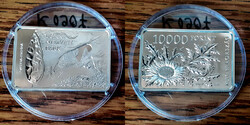 K 0907 Magyarország ezüst 10000 forint 2017 Bükki Nemzeti Park Proof