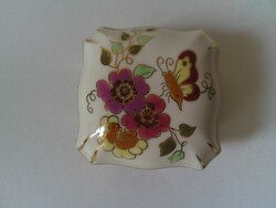Zsolnay porcelán bonbonier, fedeles dobozka ( Ragasztott )