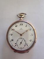 Omega nagy méretű ezüst zsebóra – 51,5 mm – klasszikus svájci mechanika