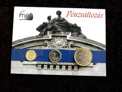 2009 PÉNZVÁLTOZÁS bliszter MÉF kiadás ritka!