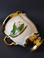 Kála mintás porcelán csésze gyűjteménybe