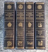 The Earth explorers and conquerors I-IV.  1938. First edition. Germanus-Cholnoky-Baktai-Juhász-Bulla etc