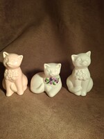 Vintage Style Ceramic Cat Figurines Designed by Rosa Ljung for Sale