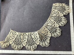 Cca 1918 Szecessziós ART NOUVEAU csipke gallér APRÓLÉKOS ÉRTÉKES MAGYAR KÉZIMUNKA