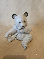 Hollóházi Szerencse hozó Panda Extrém Ritka!