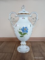 Régi Herendi Kitty mintás porcelán nagy barokk váza