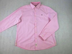 EREDETI NAPAPIJRI (2XL) ELEGÁNS HOSSZÚ UJJÚ FÉRFI RÓZSASZÍN ING
