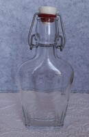 ITALY marked flat 0,25l. indented swing-top bottle, thick-walled