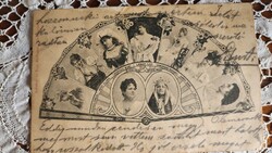 1900 Blaha Lujza Jászai Mari Márkus Emília Kúry Klára Hegyessi Mari Lánczy Ilka Komáromi Mariska PICTURE