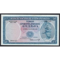 Timor,50 escudos 1967 UNC