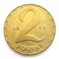 Magyarország,2 forint 1971 aUNC+ réz