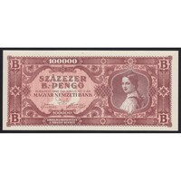 Magyarország,100.000 b.-pengő 1946 aUNC+