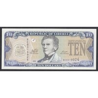 Libéria,10 dollars 2009 UNC