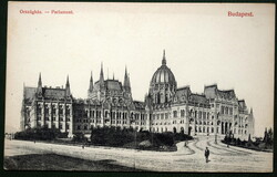 Budapest /  Országház - Parlament  - fotó képeslap  1907