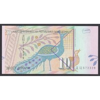 Észak-Macedónia,10 denari 2005 UNC