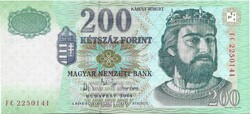 200 forint 2004 "FC" 2. UNC Ritka