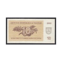 Litvánia,10 talonas 1992 aUNC+