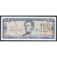 Libéria,10 dollars 2003 UNC