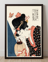 Kitagawa Utamaro Fametszet sorozat 4 darab