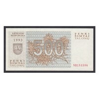 Litvánia,500 talonas 1993 UNC